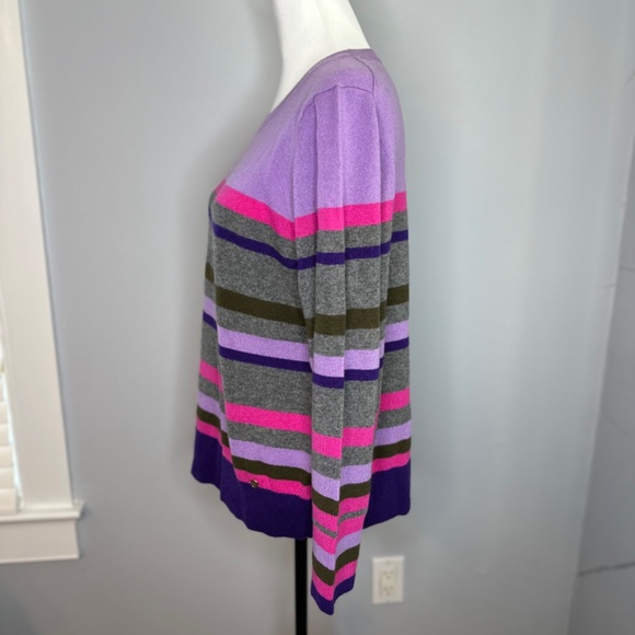 Carlisle Collection purple/grey/pink soft cashmere sweater. Excellent condition - Picture 2 of 7